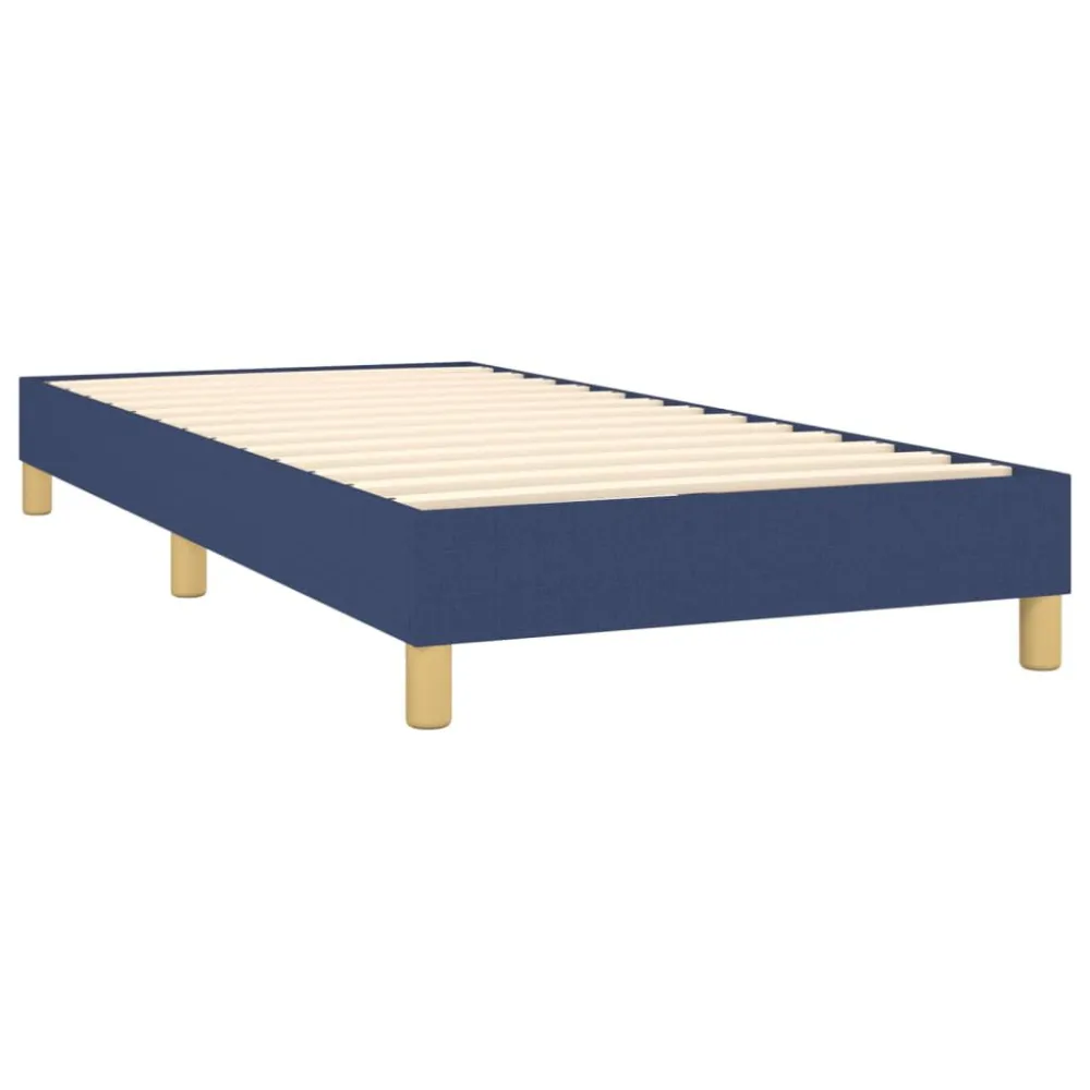 Cama com molasemcolchão 90x190 cm tecido azul Tamanho Queen Size