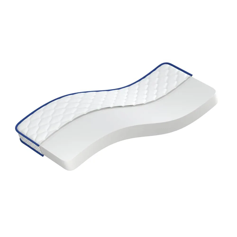Certificado Anti-Alérgico Colchão de espuma de memória 80x200x17 cm branco