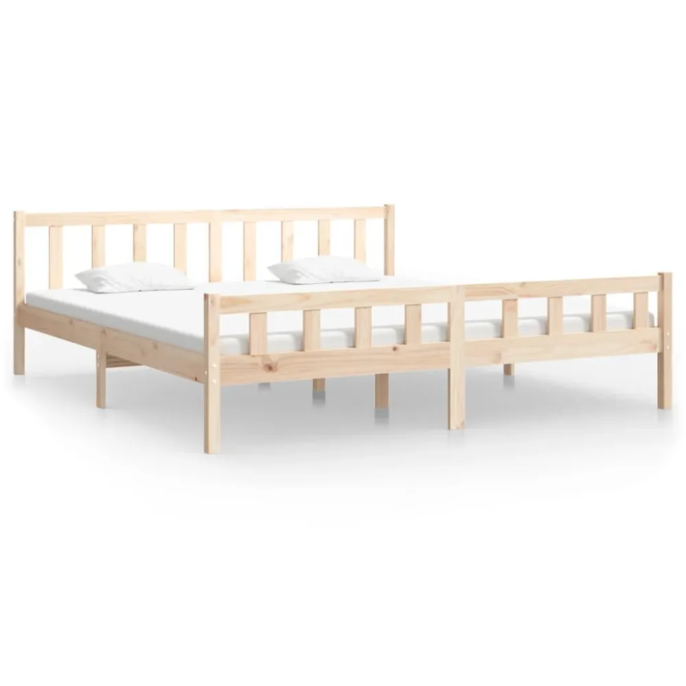 Certificado Anti-Alérgico Estrutura de cama sem colchão 160x200 cm madeira maciç