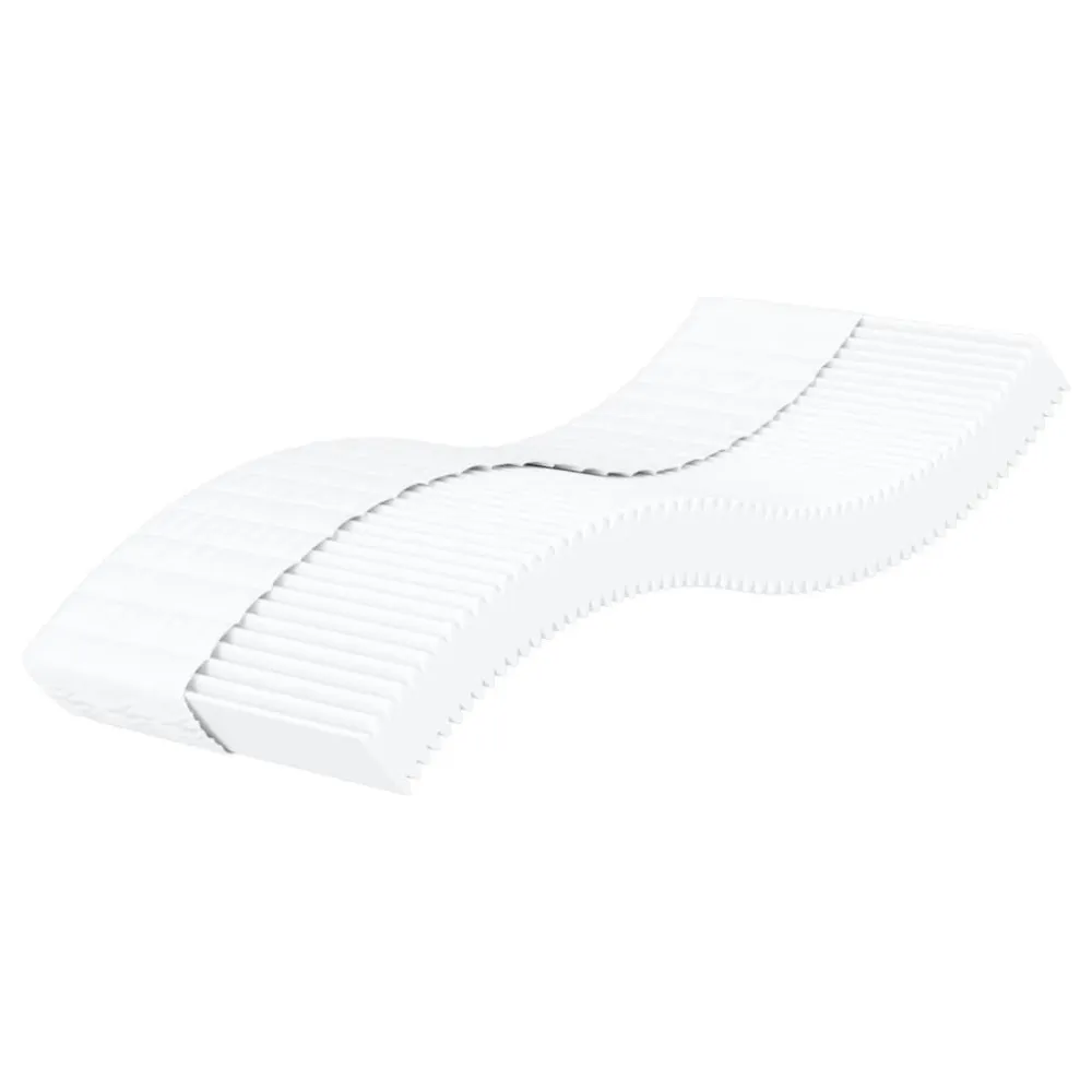 Colchão de espuma 80x210 cm dureza H2 H3 branco para Uso Doméstico e Camping