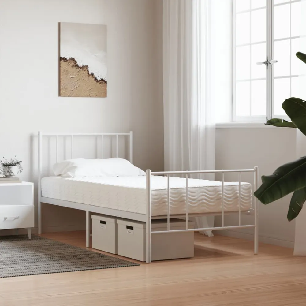 Colchão de espuma 90x190 cm dureza H2 H3 branco Tamanho Queen Size