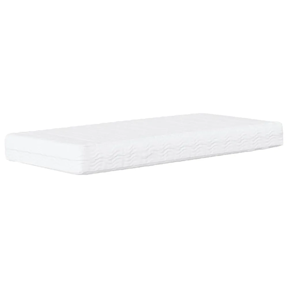 Colchão de espuma 90x190 cm dureza H2 H3 branco Tamanho Queen Size