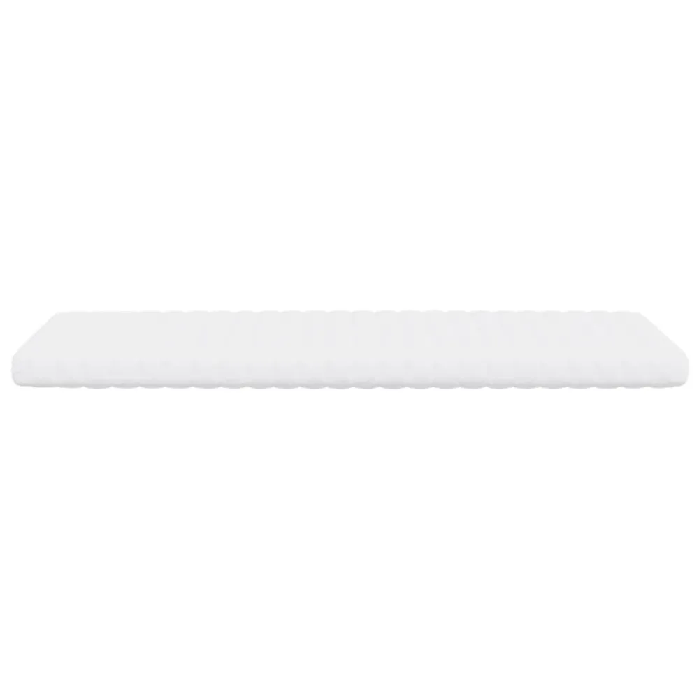 Colchão de espuma 90x200 cm 7 zonas dureza 20 ILD branco | Inflação Rápida |