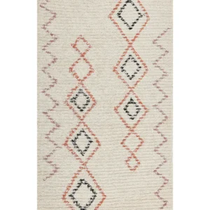 Cotton Area Rug 80 x 150 cm Bege claro GUWAHATI