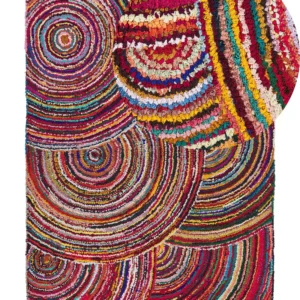 Cotton Area Rug 160 x 230 cm Multicolour KOZAN