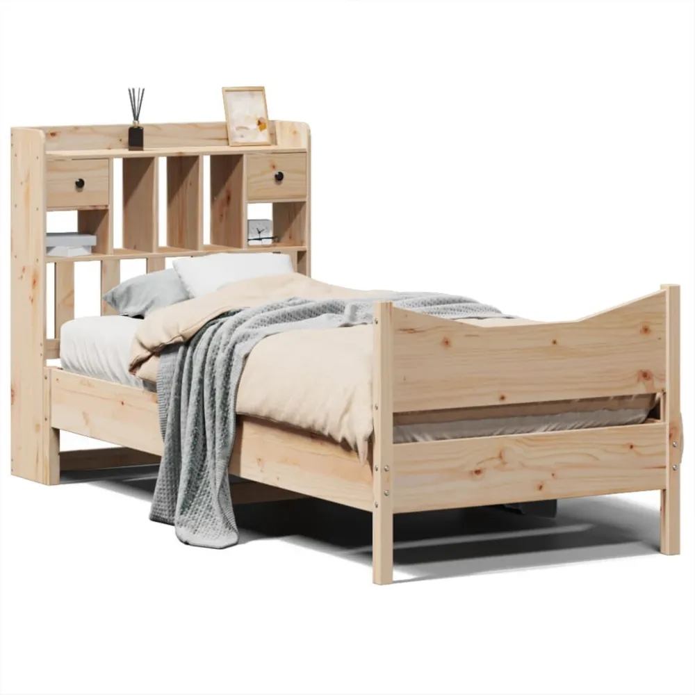 Premium Impermeável Cama sem colchão 100x200 cm madeira de pinho maciç