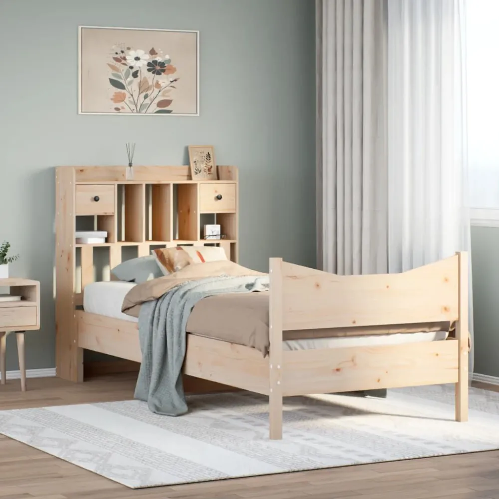 Premium Impermeável Cama sem colchão 100x200 cm madeira de pinho maciç