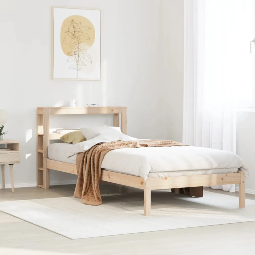Premium Impermeável Cama sem colchão 75x190 cm madeira de pinho maciç