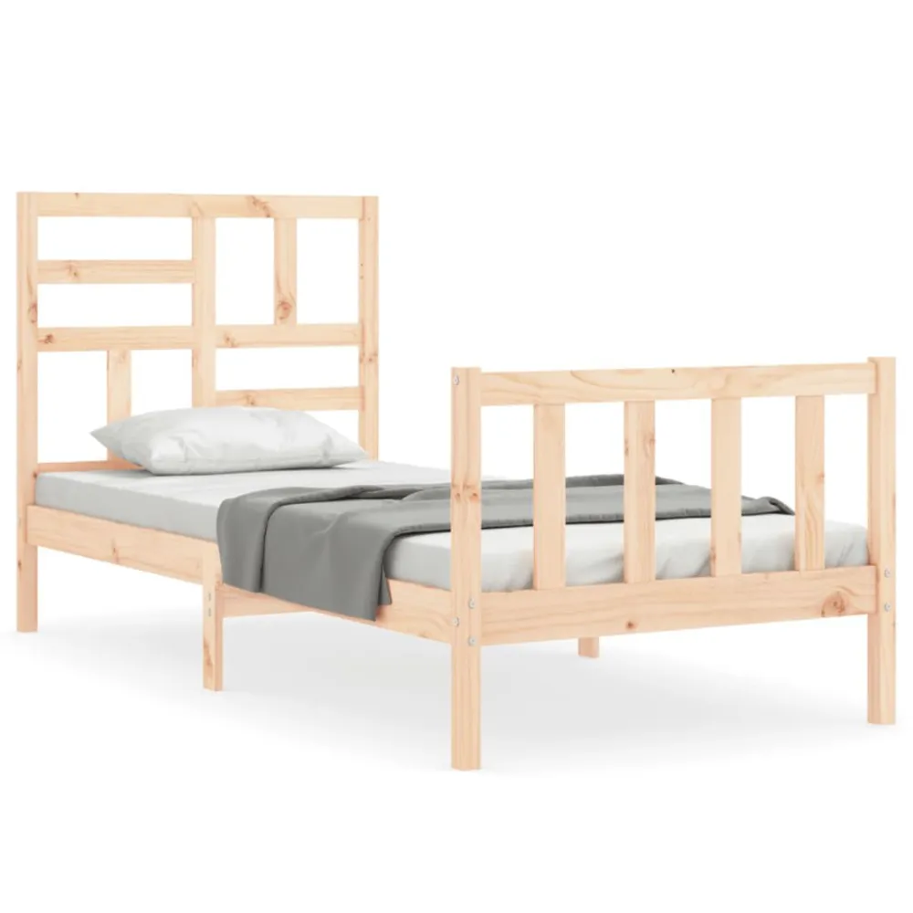 Premium Impermeável Cama sem colchão 90x200 cm madeira de pinho maciç