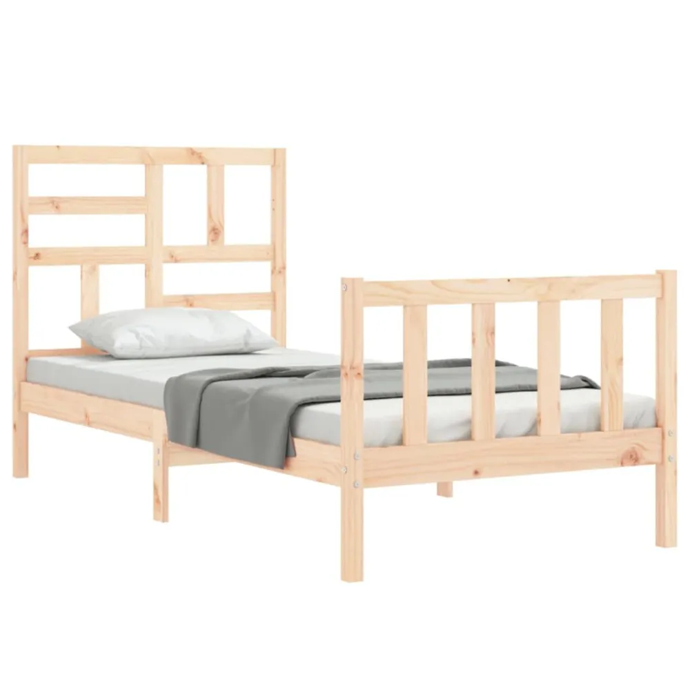 Premium Impermeável Cama sem colchão 90x200 cm madeira de pinho maciç