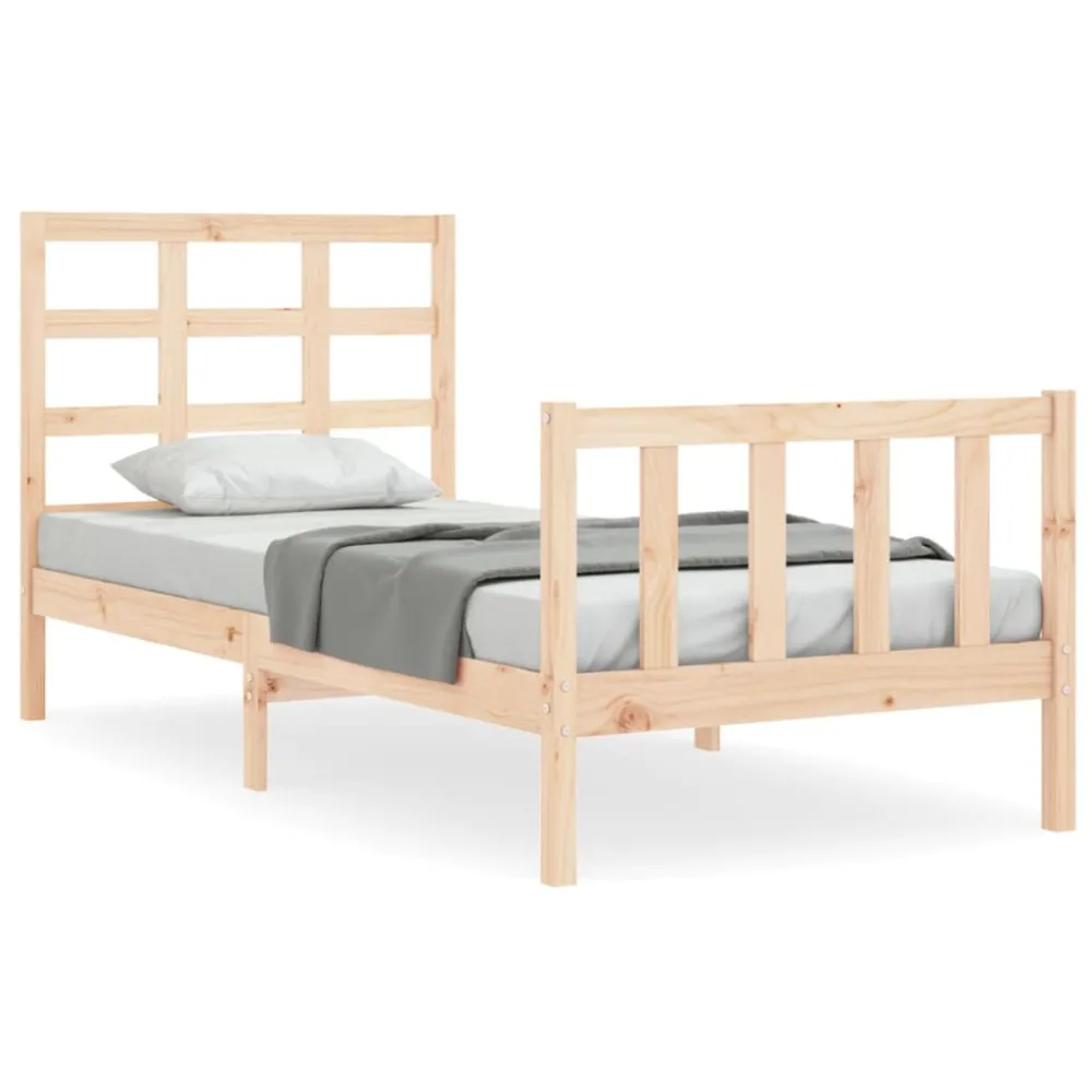 Premium Impermeável Cama sem colchão 90x200 cm madeira de pinho maciç