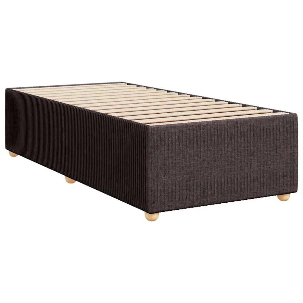 Premium Impermeável Estrutura de cama sem colchão 90x200 cm tecido castanho-escuro