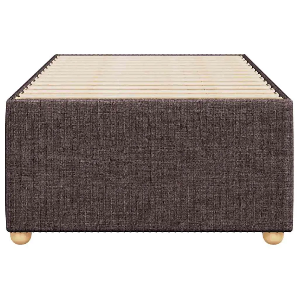 Premium Impermeável Estrutura de cama sem colchão 90x200 cm tecido castanho-escuro