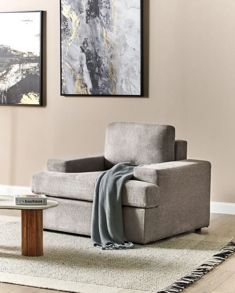 Saco de Dormir Inflável Armchair ALLA Fabric Taupe