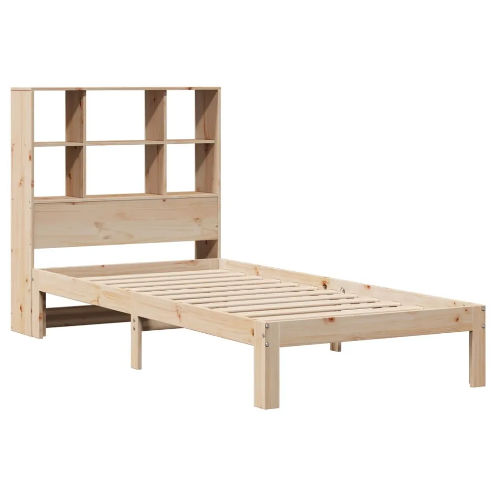 Saco de Dormir Inflável Cama com estante sem colchão 75x190 cm pinho maciço