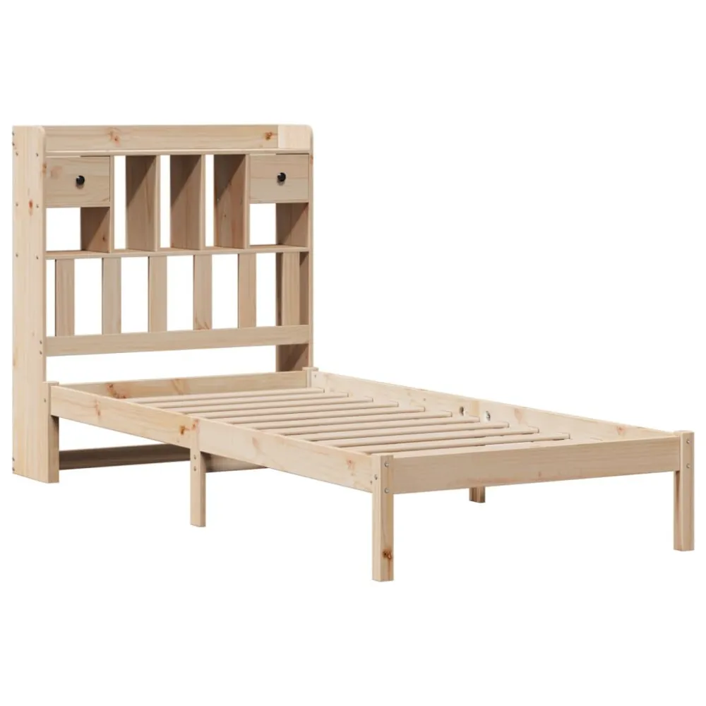 Saco de Dormir Inflável Cama com estante sem colchão 75x190 cm pinho maciço