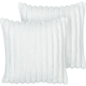 Set 2 Cushions 45 x 45 cm Marfim RAKYA
