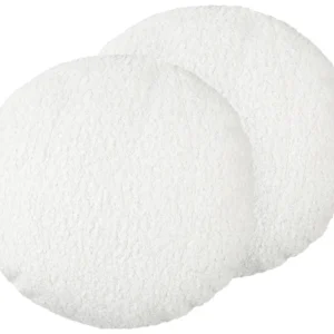 Set 2 Teddy Cushions ⌀ 30 cm Pérola RUTABAGA