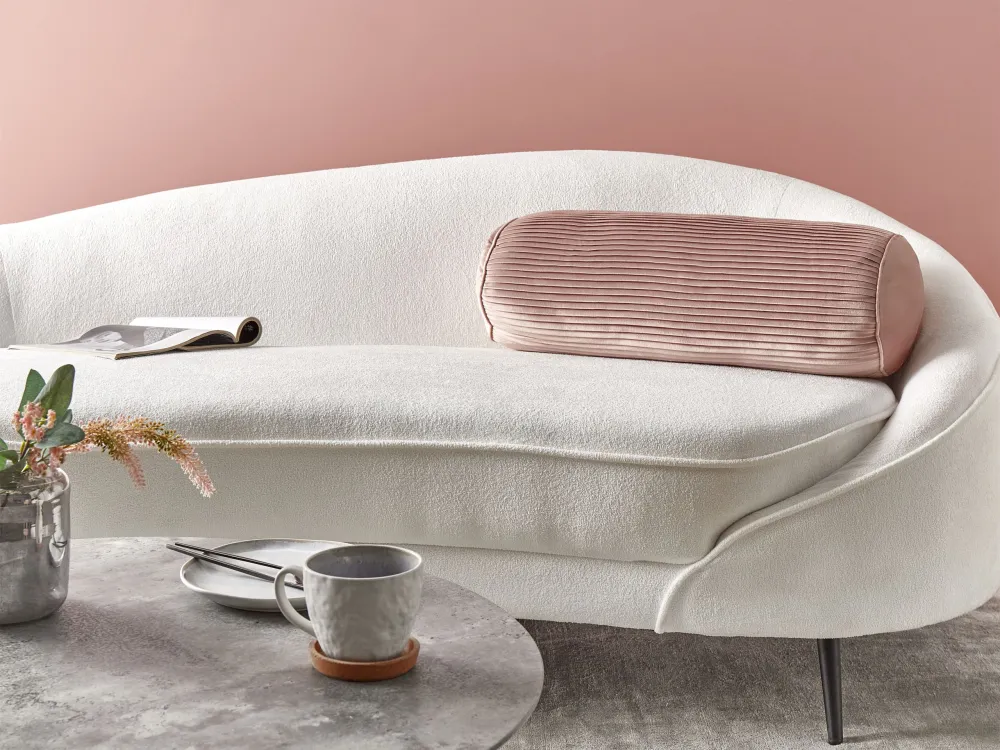 Velvet Cushion 22 x 60 cm Pink JONQUIL