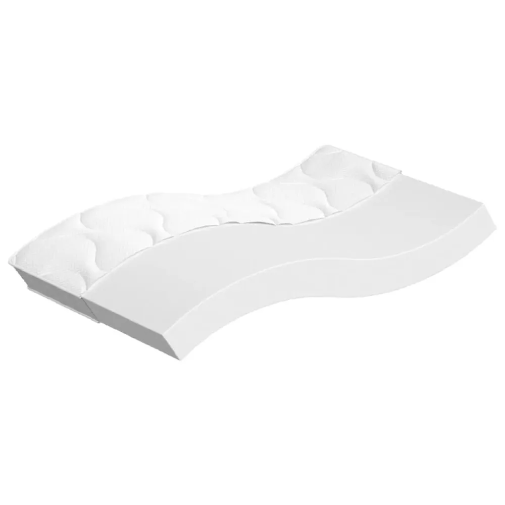 Cama com Cabeceira Colchão de molas bonnell médio 100x200 cm