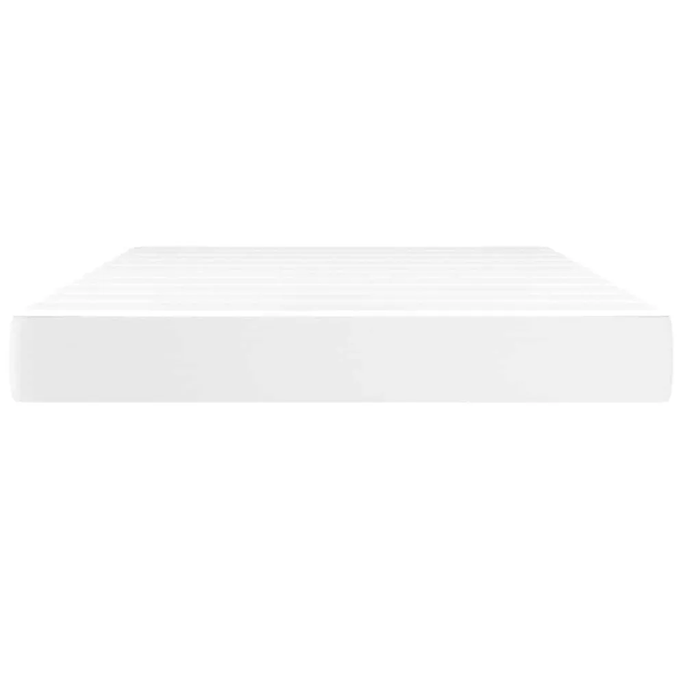 Cômoda Organizadora Colchão de molas ensacadas 140x200x20cm couro artificial branco