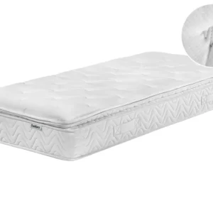 Colchão de molas LUXUS Firmeza intermédia 90 x 200 cm com Pés Ajustáveis