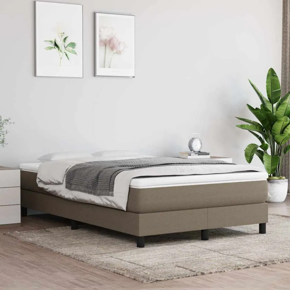 Ergonômico Colchão molas ensacadas 120x200x20 cm tecido cinza-acastanhado