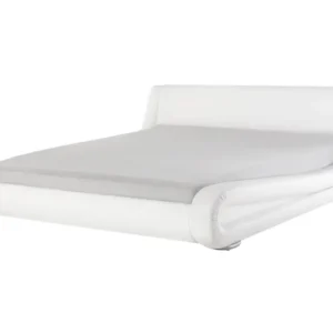 Leather EU King Size Waterbed Marfim AVIGNON