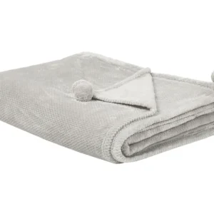 Blanket SAITLER 150 x 200 cm Light Grey