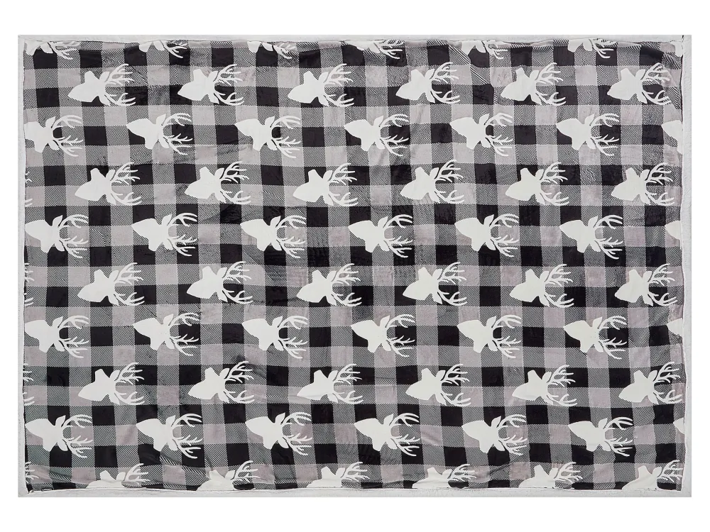 Blanket SHOREN 150 x 200 cm Dark Grey