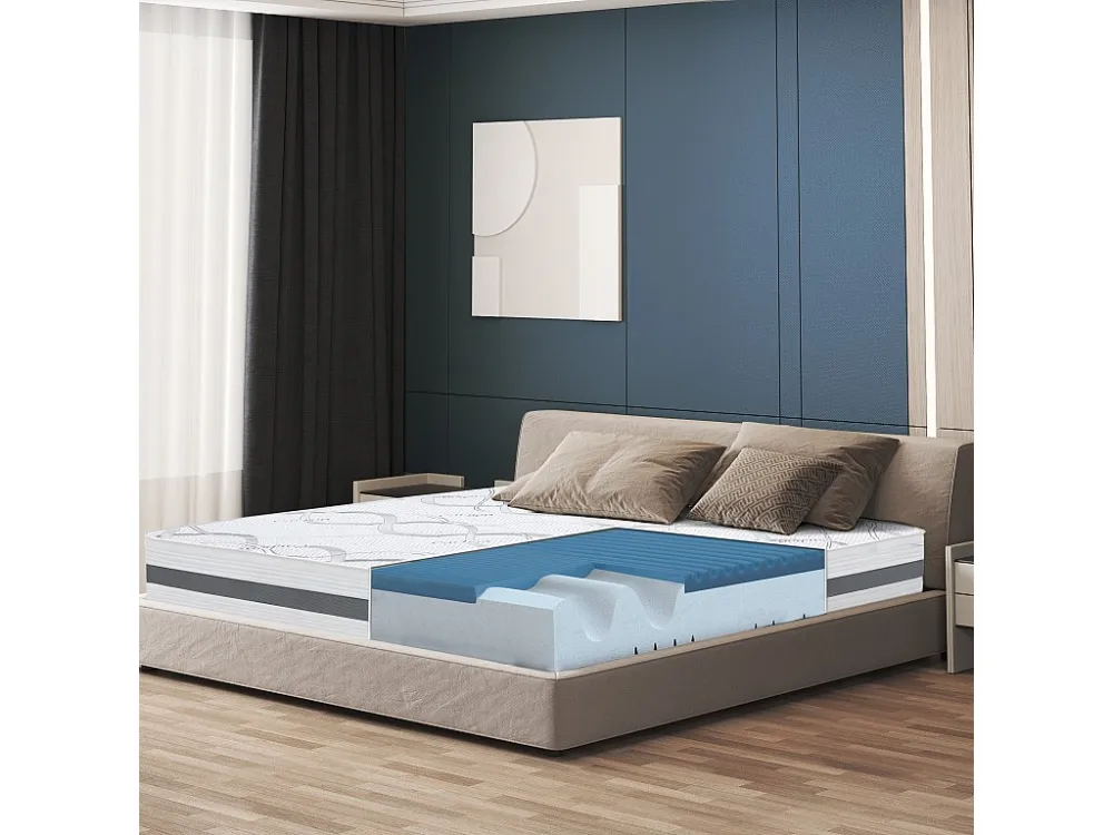 Colchão De Casal 165x195 Memory | Memory Foam | Altura 22 cm | Produzido em Itália