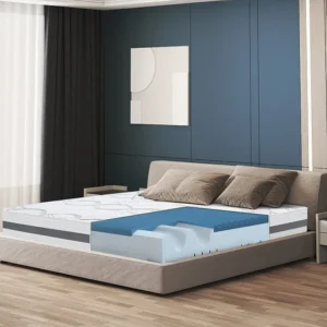 Colchão de quadrado e meio 120 x 180 Memory Foam | Qualidade Premium | altura 22 cm | Construído em Itália