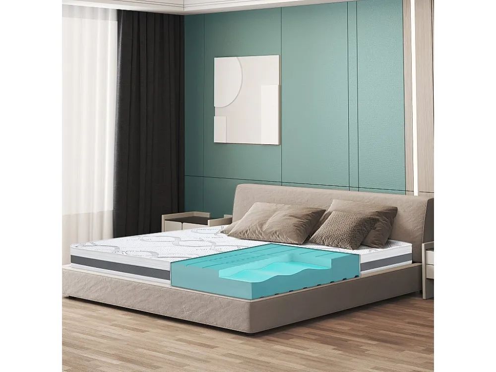 Colchão de quadrado e meio 120 x 180 Memory | Qualidade Premium | altura 16 cm | Confeccionado em Itália