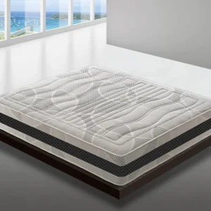 Colchão viscoelástico 140x190 28 cm de altura - com áreas diferenciadas - modelo luxo