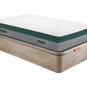 Conjunto 90x200 cm sommier com arrumação + colchão molas ensacadas - PRESTIGE de YSMÉE