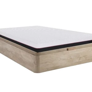 Conjunto sommier arrumação colchão espuma memória de forma 140x190 cm RYZE de YSMÉE