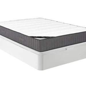 Conjunto sommier arrumação + colchão molas 7 zonas espuma 140x190 cm AUDACE de PALACIO