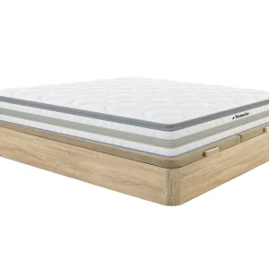 Conjunto sommier com arrumação + colchão molas ensacadas 180x200 cm CANTERBURY de YSMÉE