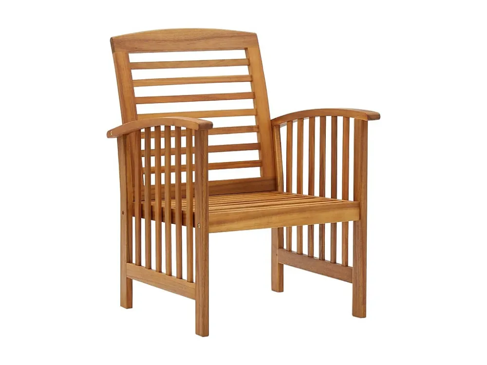 4 peças conjunto lounge de jardim madeira de acácia maciç Clicnbuy