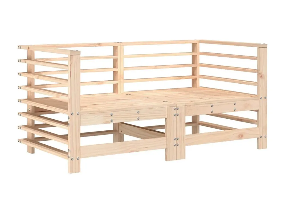 6 peças conjunto lounge de jardim pinho maciço Clicnbuy
