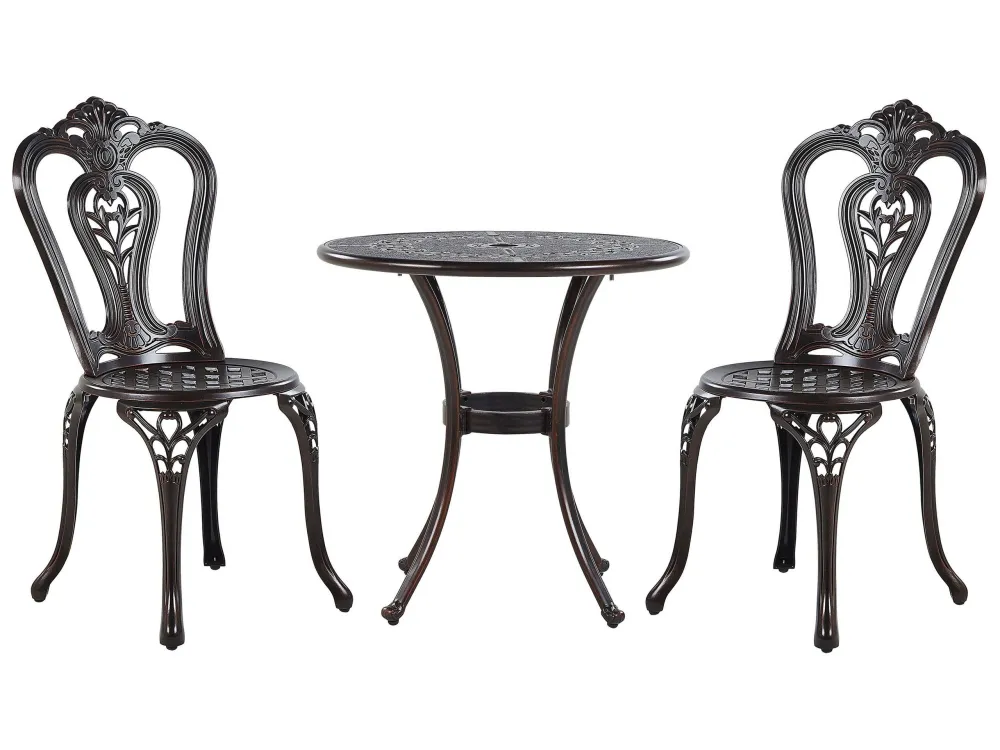 Design Ergonômico de Metal Garden Bistro Set Café BOVINO