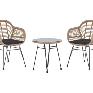 PE Rattan Bistro Set Espontâneo TROPEA II