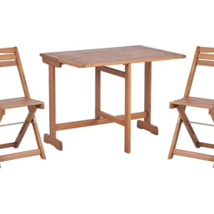 Resistente à Intempérie Acacia Wood Garden Bistro Set LENOLA