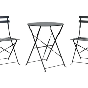Steel Garden Bistro Set Onix FIORI com Mesa e 6 Cadeiras