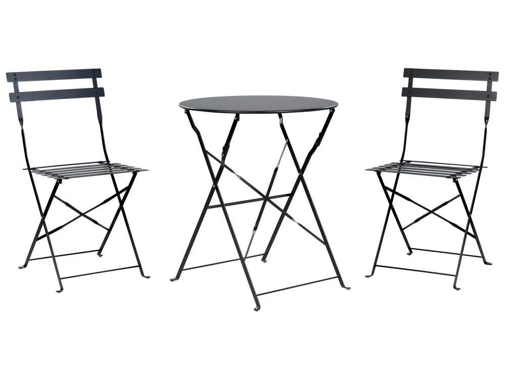 Steel Garden Bistro Set Onix FIORI com Mesa e 6 Cadeiras