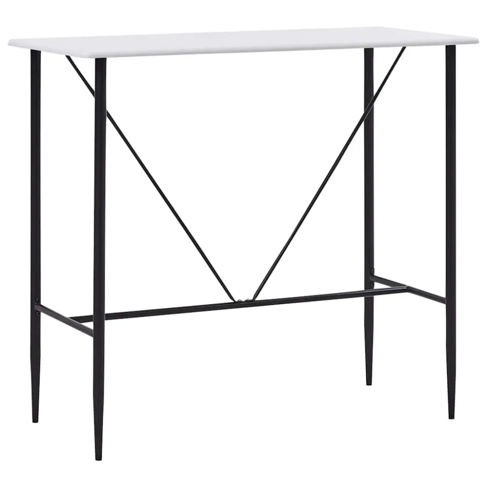 Conjunto de Madeira Maciç 5 pcs conjunto de bar plástico preto