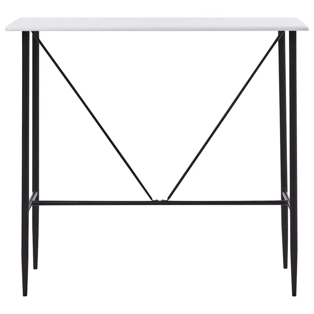 Conjunto de Madeira Maciç 5 pcs conjunto de bar plástico preto