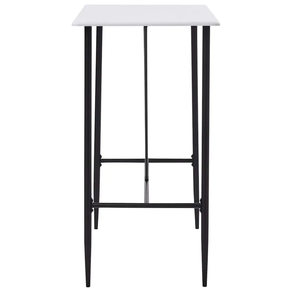 Conjunto de Madeira Maciç 5 pcs conjunto de bar plástico preto