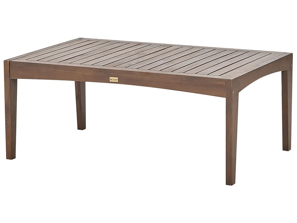 Conjunto de Exterior em Conjunto lounge PATAJA Madeira de acácia com certificado FSC® Castanho fosco