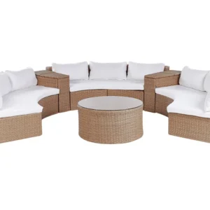 Conjunto de Jantar para Conjunto lounge SEVERO Ratan sintético Cor de areia